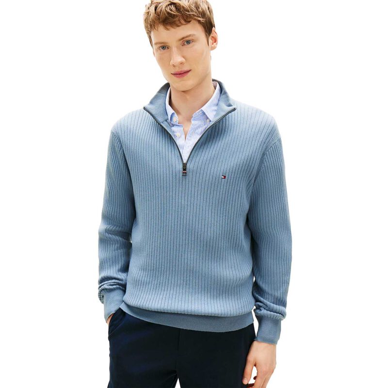 Tommy Hilfiger Quarter-Zip Jumper With Cashmere image number 0